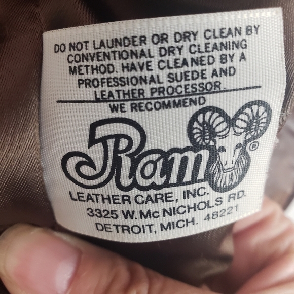 VTG Howard's Mens Leather Sport Coat Made in the USA Size 46 - Picture 12 of 12